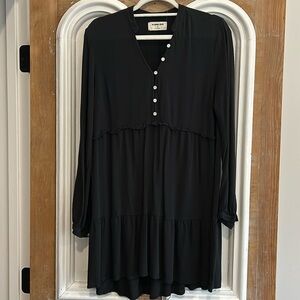 Flowy black lightweight dress